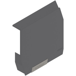 AVENTOS HK-S do małych frontów uchylnych, Zaślepka siłownika, z zamontowaną małą zaślepką, lew.
