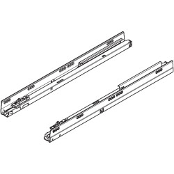 Prowadnica TANDEMBOX Zint. BLUMOTION / odpowiedni do TOB / odpowiedni do SERVO-DRIVE, Prowadnica, 65 kg, dł.500 mm, lewa/prawa