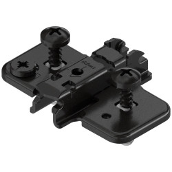 CLIP prowadnik, krzyżakowy, 3 mm, Stal, z kołkiem rozporowym EXPANDO, RW: mimośród